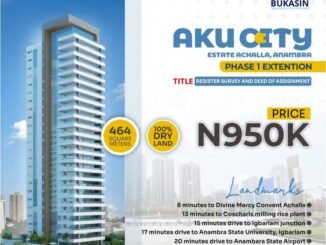 Aku city Awka Anambra Phase 1 extension