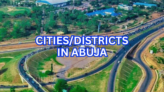 CITIES IN AFRICA CITIES AND DISTRICTS IN AFRICA
