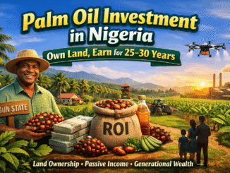 Palm Oil Investment in Nigeria Own Land, Earn for 25–30 Years