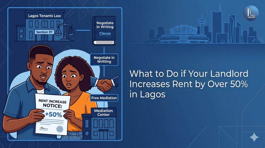 Help! My Lagos Landlord Just Increased My Rent by 50% | What Do I Do? My Lagos Landlord Just Increased My Rent by 50% What Do I Do