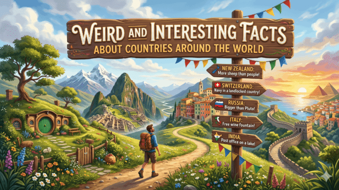 Weird and Interesting Facts About Countries Around the World